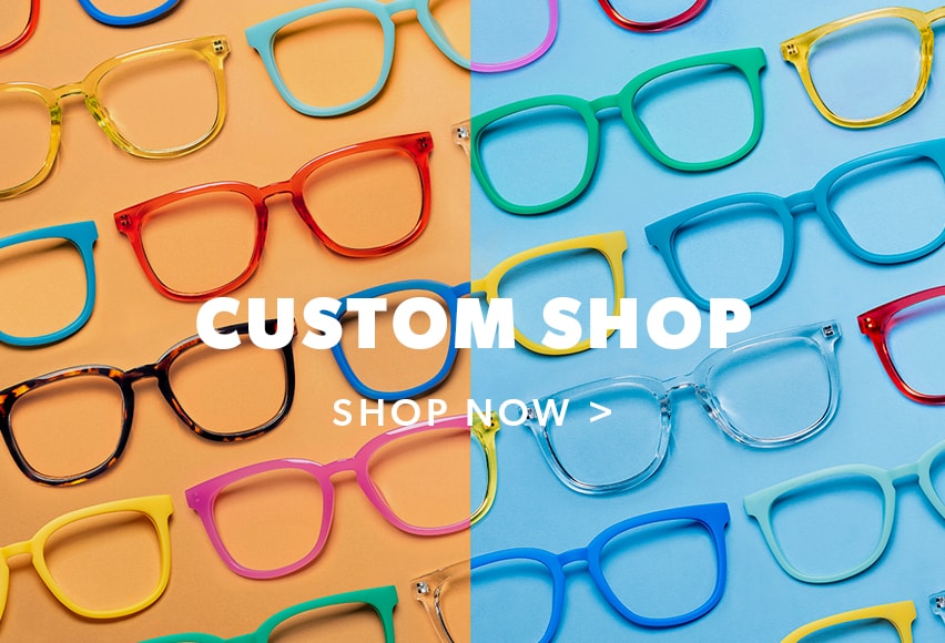 Sunglass frames in different colors
